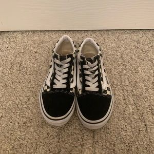 Kids Old Skool checkered vans